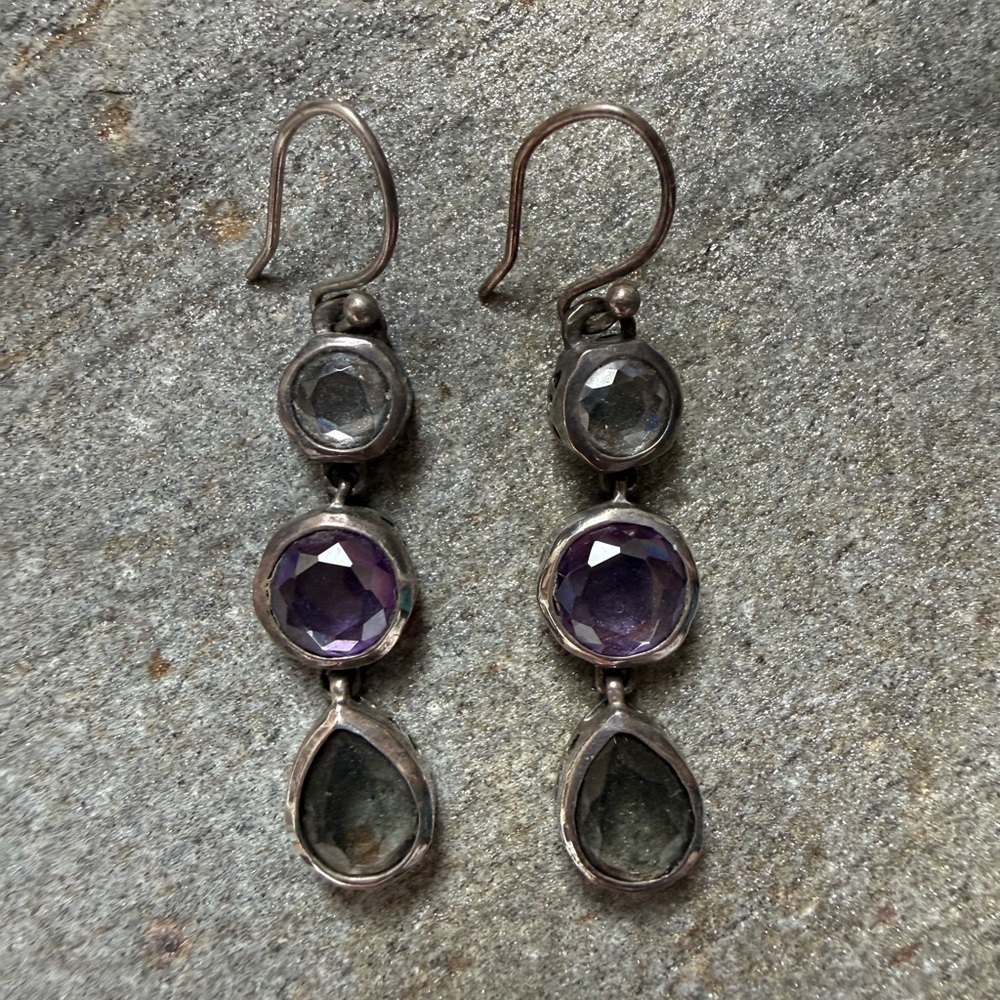 Silpada Plum Pretty drop earrings